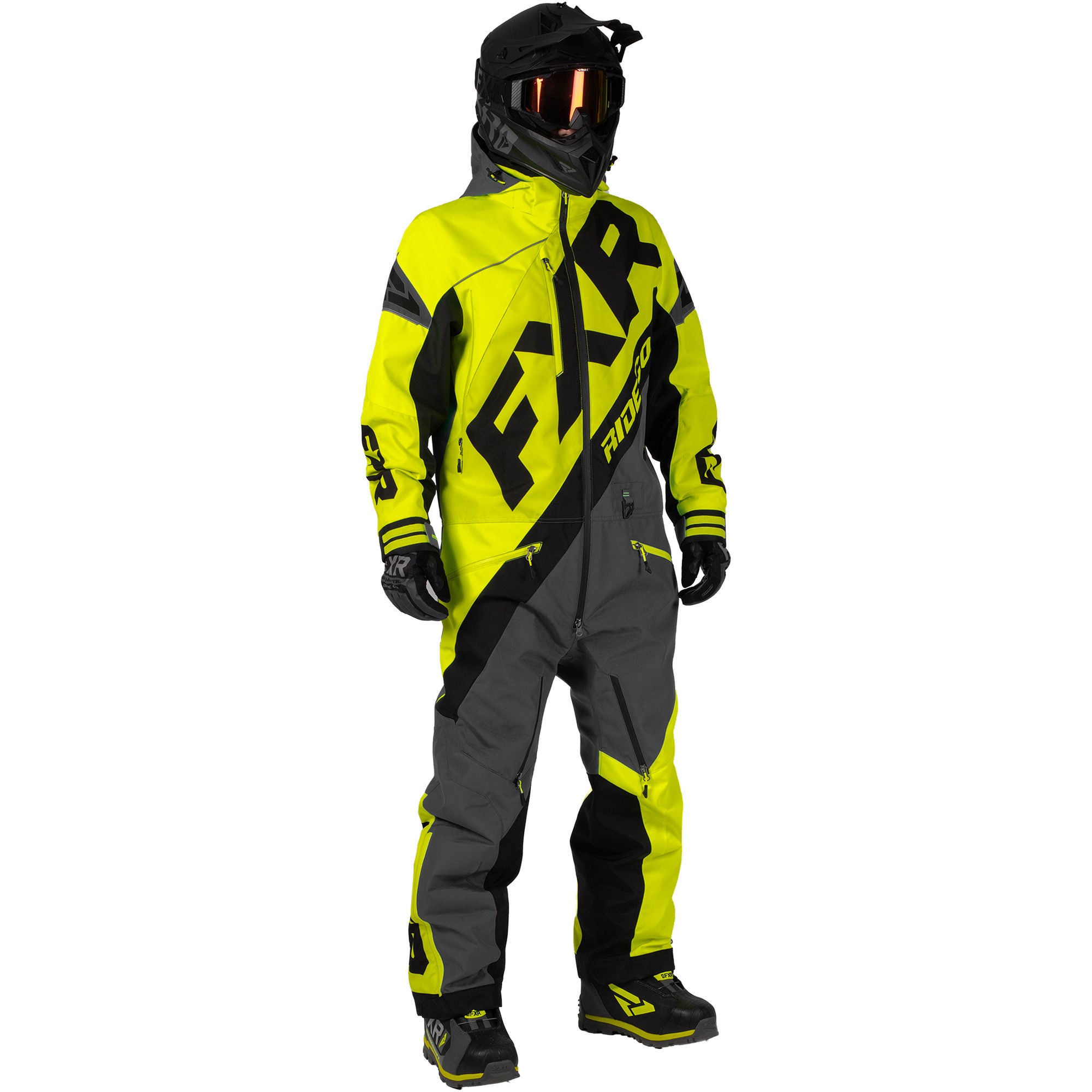 FXR CX FAST Mens Snow Suit Hi-Vis/Black/Charcoal | eBay