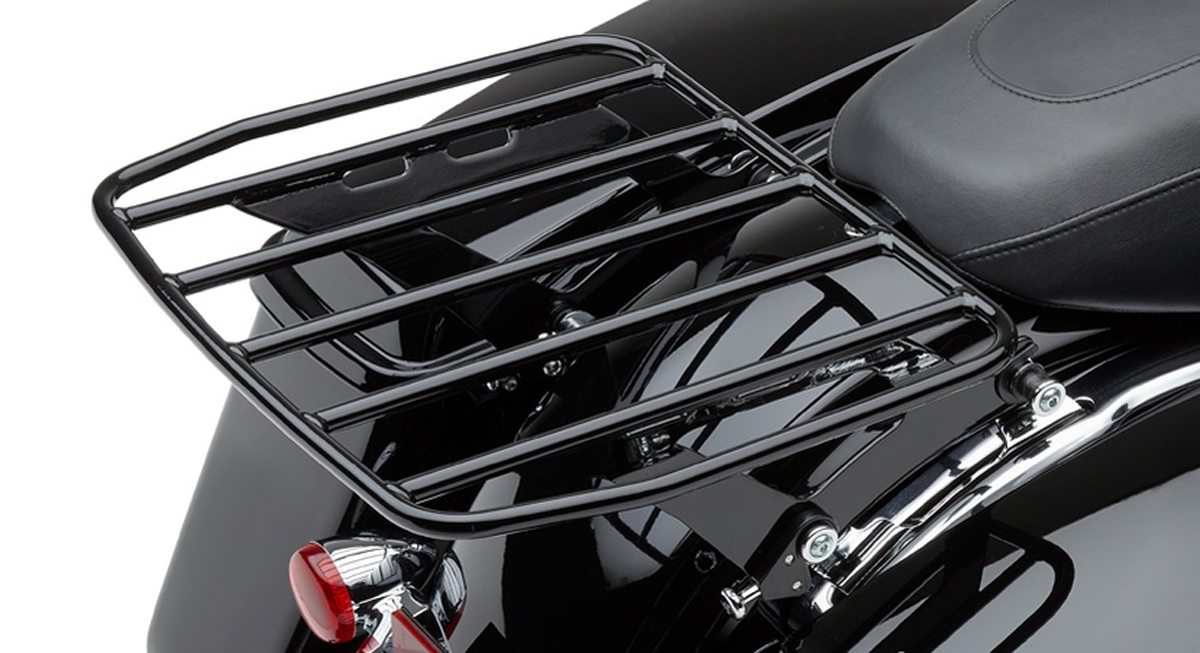Cobra Big Ass Detachable Black Rear Luggage Motorcycle Rack 602 2800b