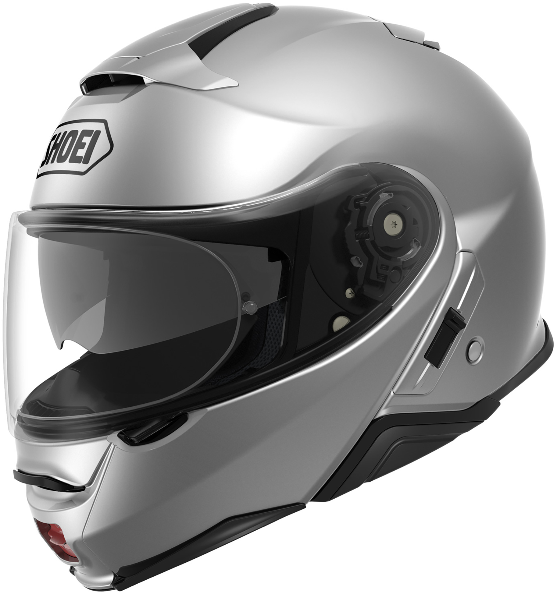 Shoei Neotec II Metallic Modular Motorcycle Helmet Light Silver | eBay