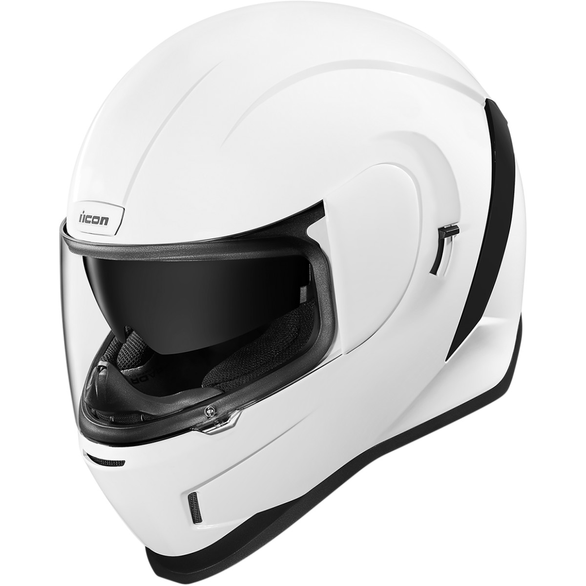 Icon Airform Solid Motorcycle Helmet White Ebay