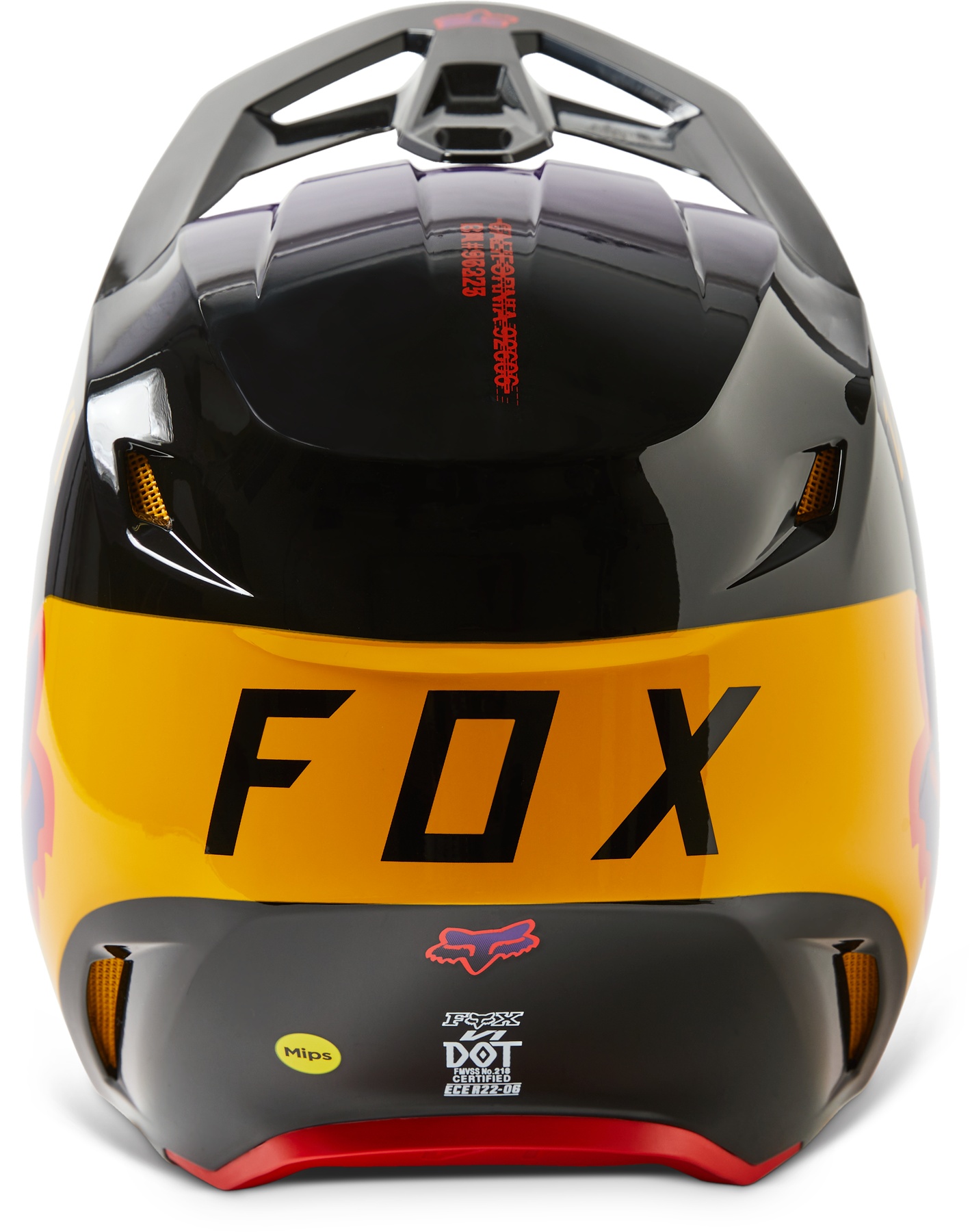 Fox Racing Casco de motocross V1 TOXSYK DOT/ECE (medianoche) 29659-329