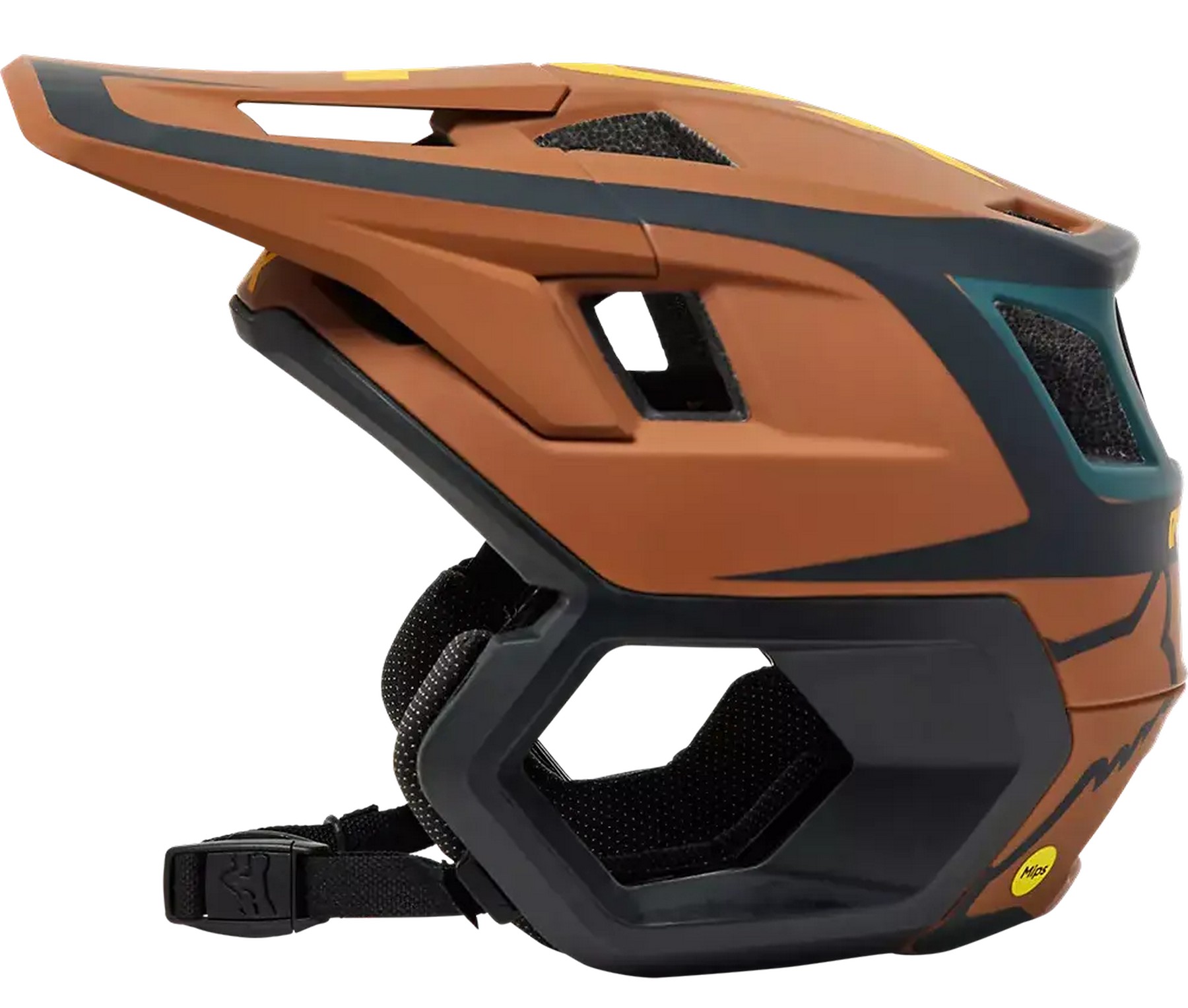 Fox Racing Dropframe Pro Dvide MTB Mountain Bike Helmet Nutmeg